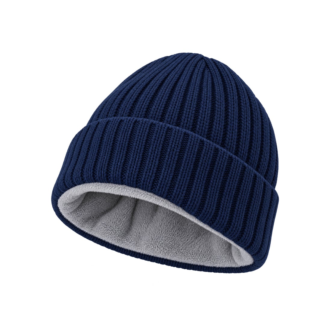 fleece-lined beanie