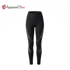 Mesh and Cutout Leggings