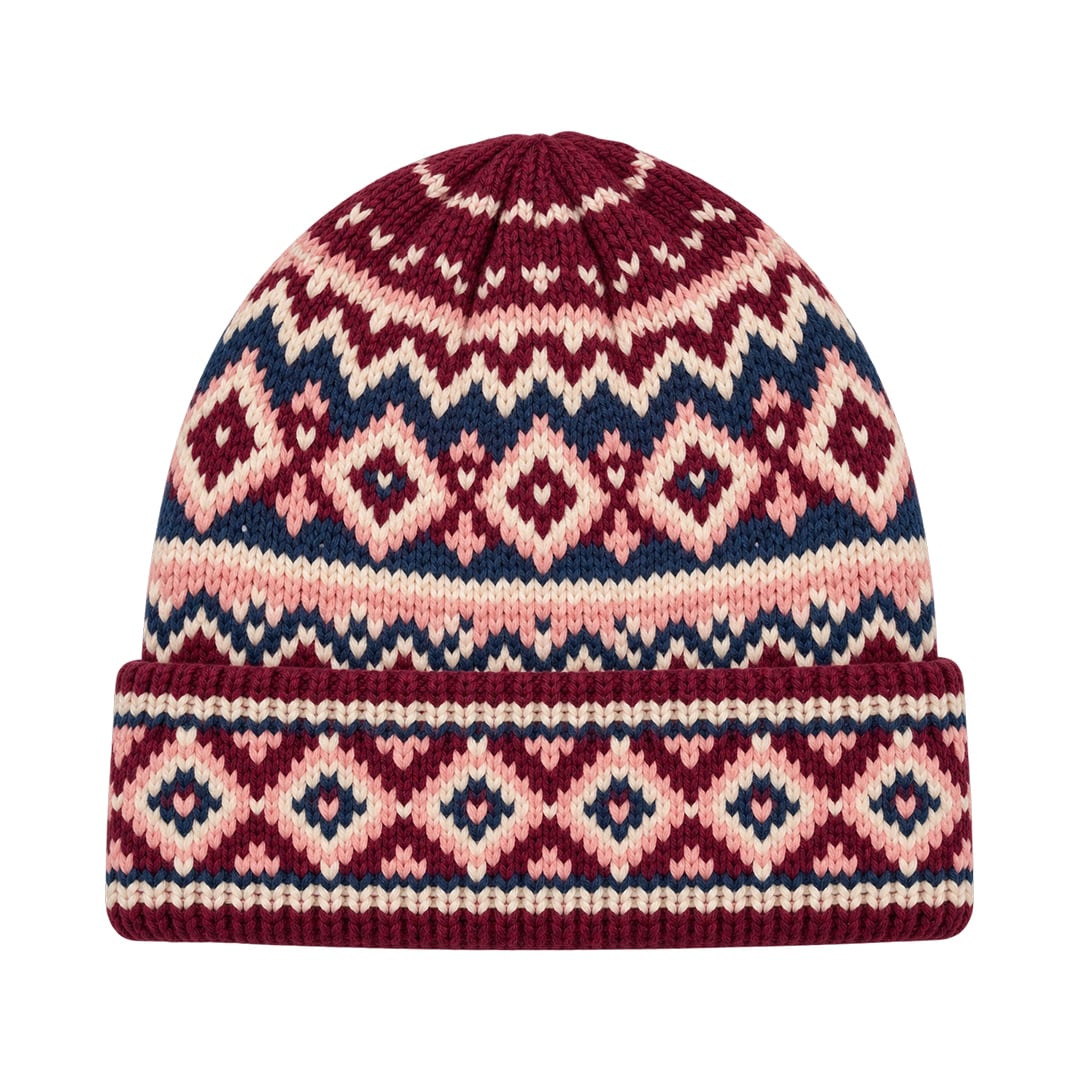patterned beanie