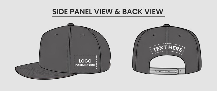 Side and Back Placement Logo Sizes