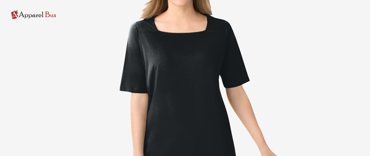 square neck t shirts