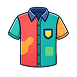 Non White Colour Shirt Icon