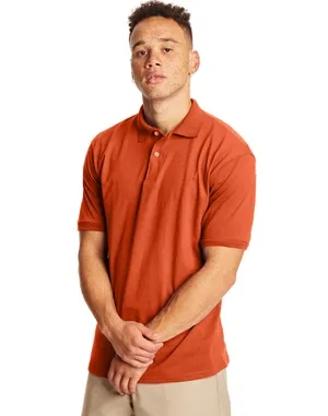 054X Hanes EcoSmart - 5.2-Ounce Jersey Knit Sport Shirt.