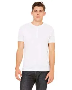 3125 Bella + Canvas Tri-blend Henley Shirt