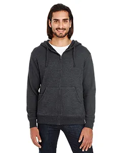 321Z Threadfast Apparel Unisex Triblend French Terry Full-Zip