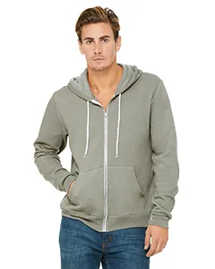 3739 Bella + Canvas Unisex Sponge Fleece Full-Zip Hoodie
