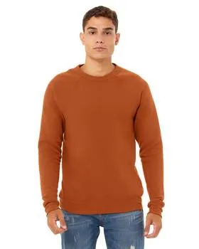 3901 Bella + Canvas Unisex Sponge Fleece Raglan Crewneck Sweatshirt