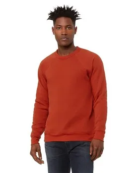 3901 Bella + Canvas Unisex Sponge Fleece Raglan Crewneck Sweatshirt