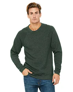 3901 Bella + Canvas Unisex Sponge Fleece Raglan Crewneck Sweatshirt