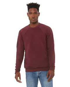 3901 Bella + Canvas Unisex Sponge Fleece Raglan Crewneck Sweatshirt
