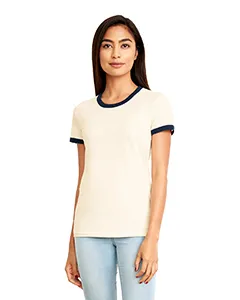 3904 Next Level Womens Ringer Tee