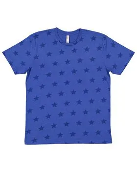 3929 Code Five Star Print Tee