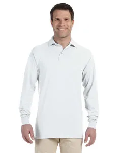 437ML Jerzees Adult SpotShield Long-Sleeve Jersey Polo