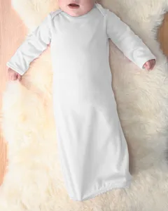 4406 Rabbit Skins Infant Baby Rib Layette Sleeper