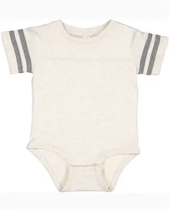 4437 Rabbit Skins Infant Football Fine Jersey Bodysuit