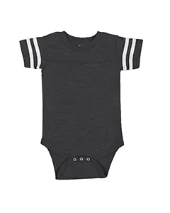 4437 Rabbit Skins Infant Football Fine Jersey Bodysuit