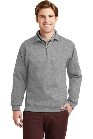 4528M Jerzees SUPER SWEATS NuBlend - 1/4-Zip Sweatshirt with Cadet Collar. 4528M Jerzees SUPER SWEATS NuBlend - 1/4-Zip Sweatshirt with Cadet Collar.