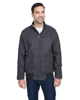 5032DD Dri Duck Mens Force Canvas Bomber Jacket