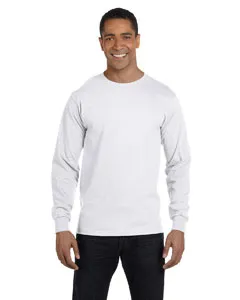 5186 Hanes Beefy-T - 100% Cotton Long Sleeve T-Shirt.