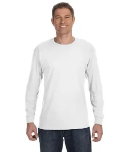 5586 Hanes - Authentic 100% Cotton Long Sleeve T-Shirt.