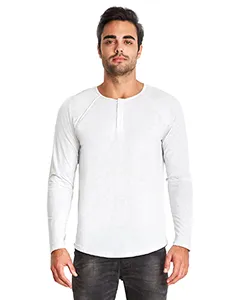 6072 Next Level Triblend Long Sleeve Henley 6072 Next Level Triblend Long Sleeve Henley