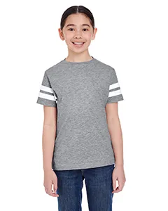 6137 LAT Youth Football Fine Jersey Tee