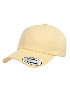 6245PT Yupoong Adult Peached Cotton Twill Dad Cap