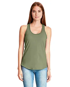 6338 Next Level Womens Gathered Racerback Tank
