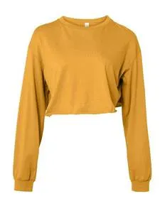 6501B Bella + Canvas FWD Fashion Ladies Cropped Long-Sleeve T-Shirt
