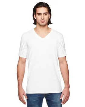 6752 Anvil Triblend V-Neck T-Shirt