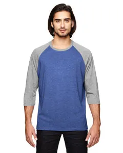 Anvil 6755 Triblend Raglan Three-Quarter Sleeve T-Shirt