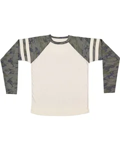 6934 LAT Mens Gameday Mash-Up Long Sleeve Fine Jersey T-Shirt