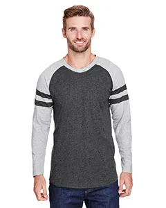 6934 LAT Mens Gameday Mash-Up Long Sleeve Fine Jersey T-Shirt