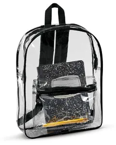 7010 Liberty Bags Clear PVC Backpack
