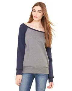 7501 Bella + Canvas Women’s Sponge Fleece Wide Neck Sweatshirt