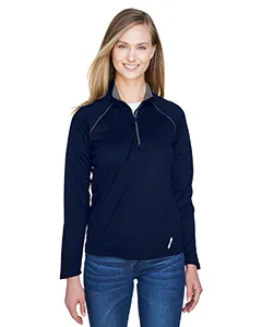 78187 North End Ladies Radar Quarter-Zip Performance Long-Sleeve Top