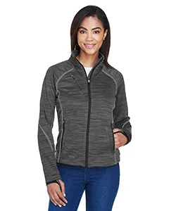 78697 North End Ladies Flux Mélange Bonded Fleece Jacket
