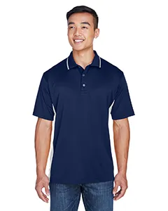 8406 UltraClub Mens Cool & Dry Sport Two-Tone Polo