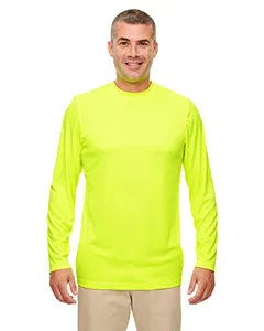 8622 UltraClub Mens Cool & Dry Performance Long-Sleeve Top
