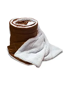 8726 Alpine Fleece Oversized Mink Sherpa Blanket