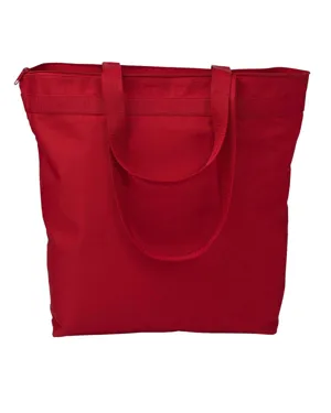 8802 Liberty Bags Recycled Zipper Tote