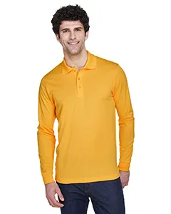 88192 Core 365 Mens Pinnacle Performance Long-Sleeve Piqué Polo