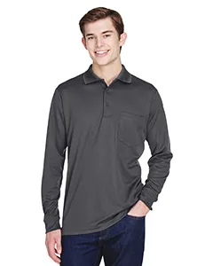 88192P Core 365 Adult Pinnacle Performance Long-Sleeve Piqué Polo with Pocket