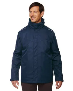 88205T Core 365 Mens Tall Region 3-in-1 Jacket with Fleece Liner