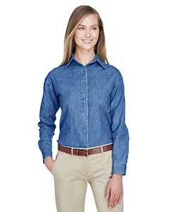 8966 UltraClub Ladies Cypress Denim