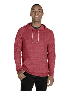 90MR Jerzees Snow Heather French Terry Pullover Hood Sweatshirt