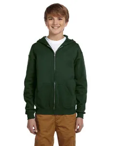 993B Jerzees Youth NuBlend Fleece Full-Zip Hooded Sweatshirt 993B Jerzees Youth NuBlend Fleece Full-Zip Hooded Sweatshirt