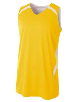 N2372 A4 Adult Performance Double/Double Reversible Basketball Jersey