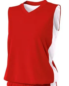 NW2320 A4 Ladies Reversible Moisture Management Muscle Shirt