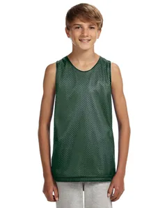 N2206 A4 Youth Reversible Mesh Tank N2206 A4 Youth Reversible Mesh Tank